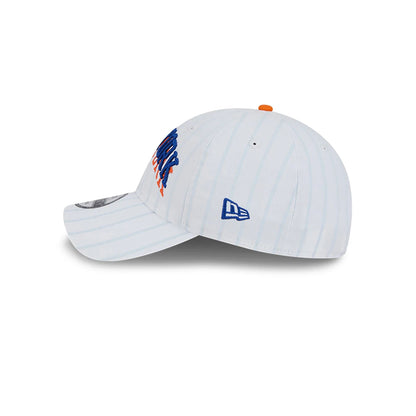 This is a New York Knicks NBA City Edition White 9TWENTY Adjustable Cap 7