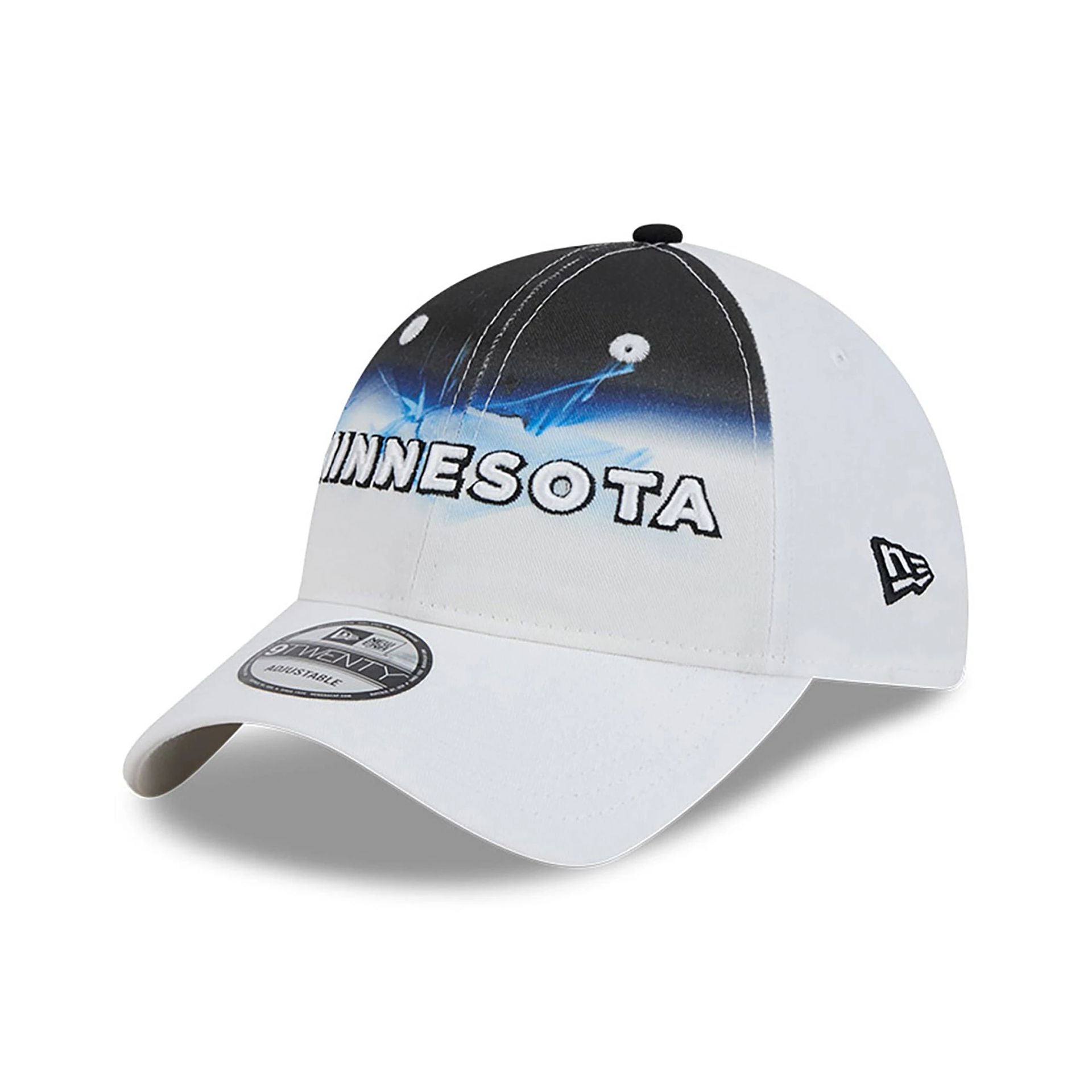 This is a Minnesota Timberwolves NBA City Edition White 9TWENTY Adjustable Cap 1