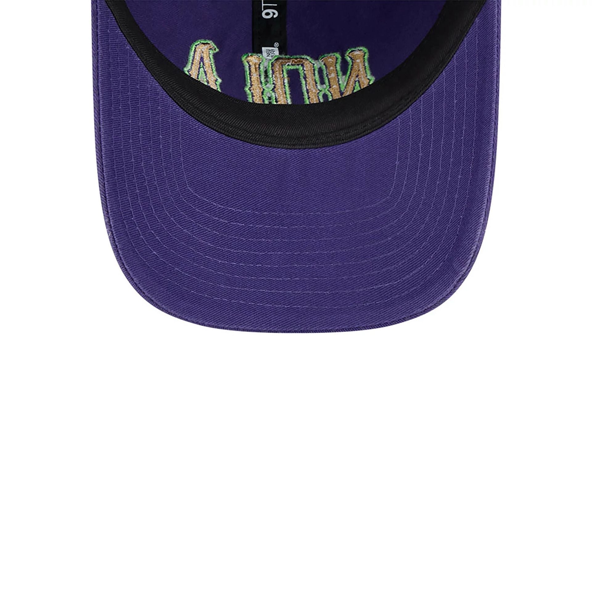 This is a New Orleans Pelicans NBA City Edition Purple 9TWENTY Adjustable Cap 4