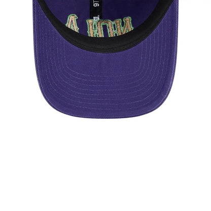 This is a New Orleans Pelicans NBA City Edition Purple 9TWENTY Adjustable Cap 4