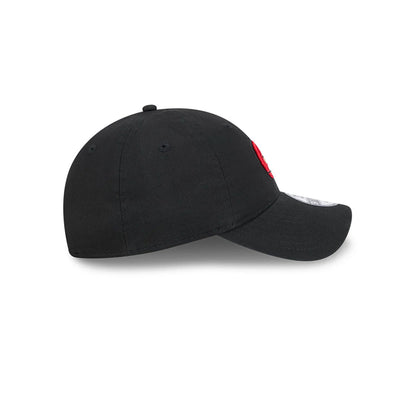 This is a Toronto Raptors NBA City Edition Black 9TWENTY Adjustable Cap 6