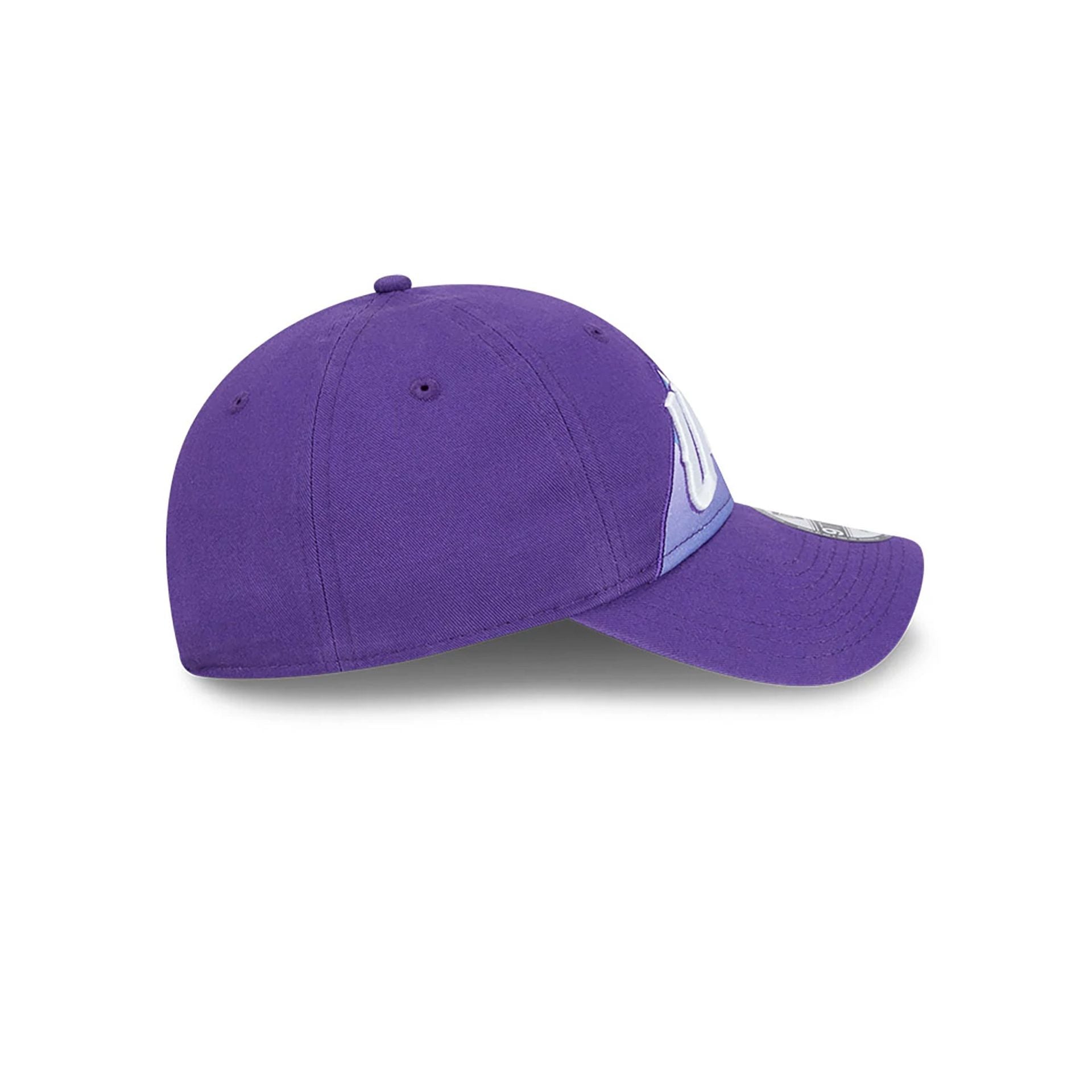 This is a Utah Jazz NBA City Edition Purple 9TWENTY Adjustable Cap 5