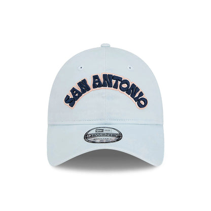 This is a San Antonio Spurs NBA City Edition light Blue 9TWENTY Adjustable Cap 2