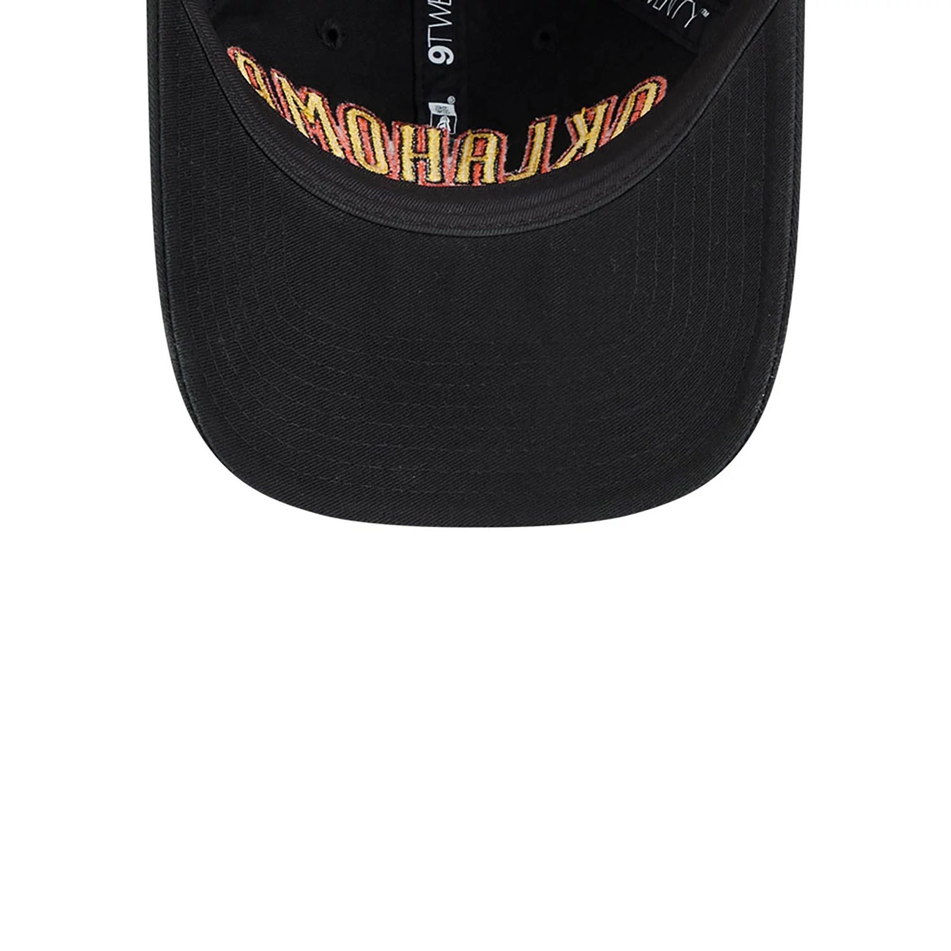 This is a Oklahoma City Thunder NBA City Edition Black 9TWENTY Adjustable Cap 4