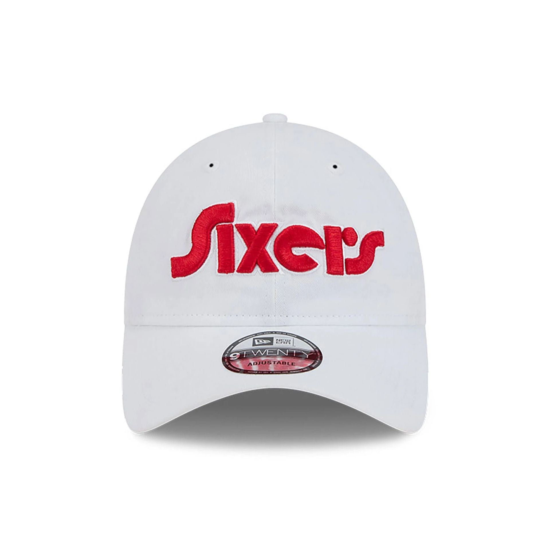 This is a Philadelphia 76ers NBA City Edition White 9TWENTY Adjustable Cap 2