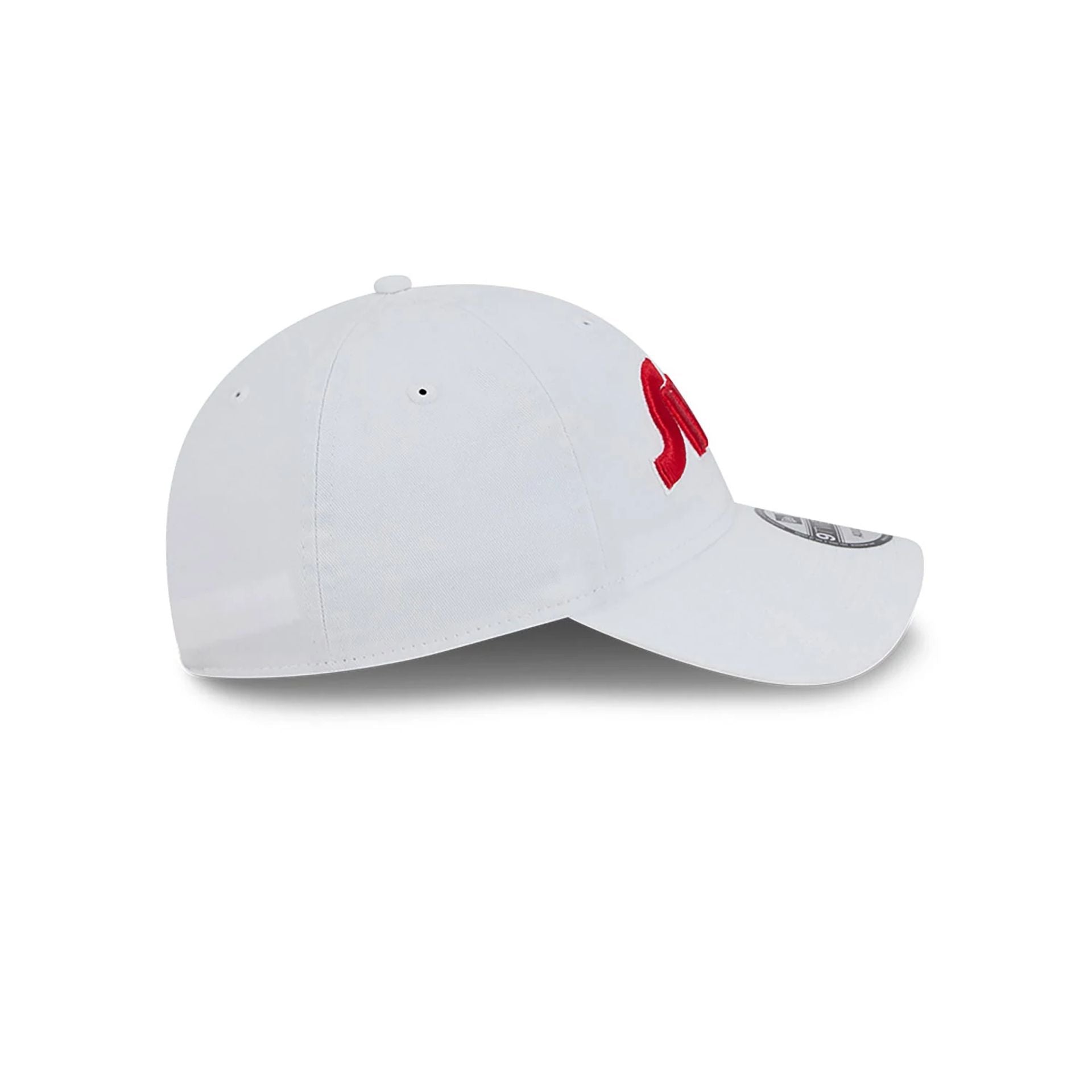 This is a Philadelphia 76ers NBA City Edition White 9TWENTY Adjustable Cap 6