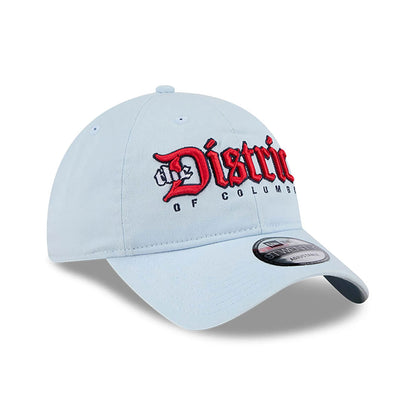 This is a Washington Wizards NBA City Edition Light Blue 9TWENTY Adjustable Cap 3