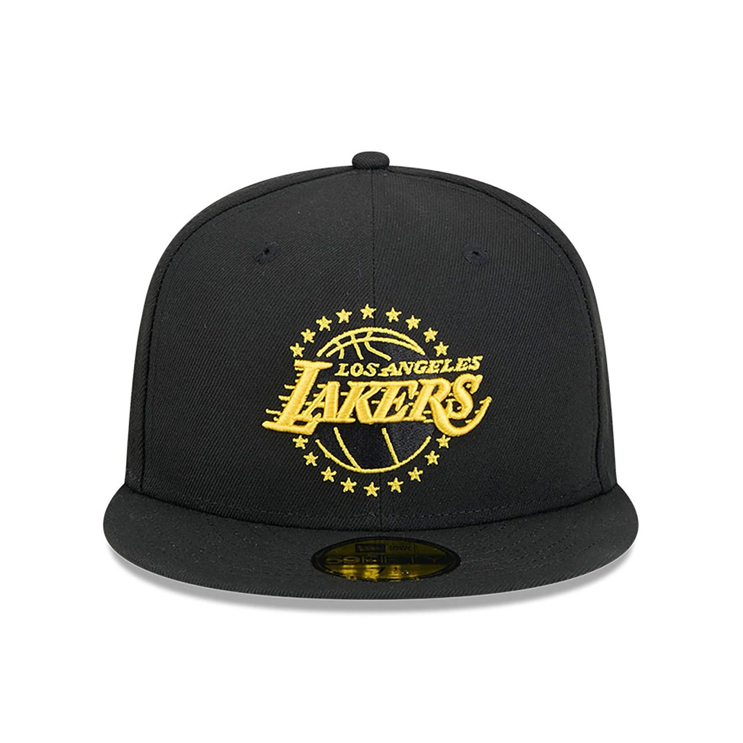 This is a LA Lakers NBA City Edition Black 59FIFTY Fitted Cap 3