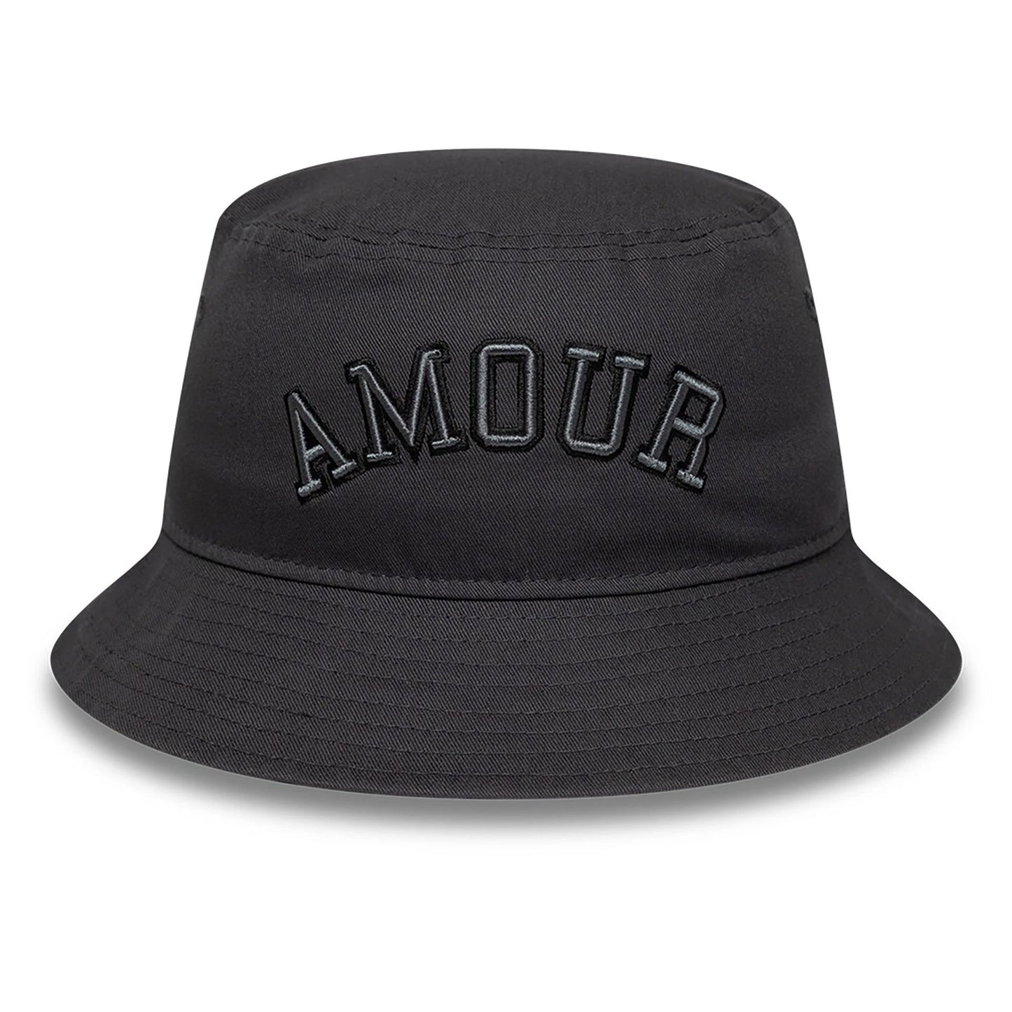 This is a New Era ZV Amour Dark Grey Bucket Hat 2