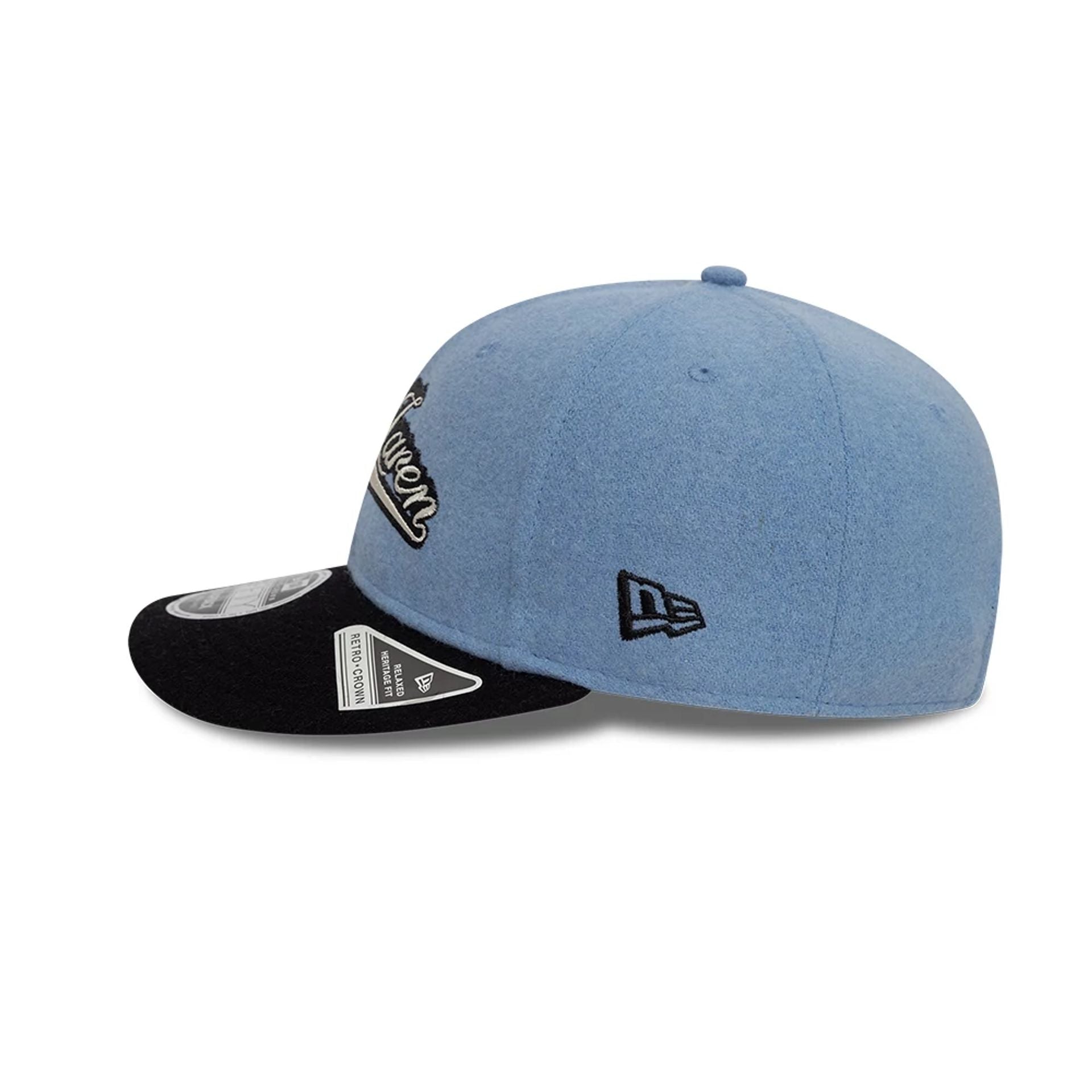 This is a McLaren x Reiss Blue Retro Crown 9FIFTY Strapback Cap 7