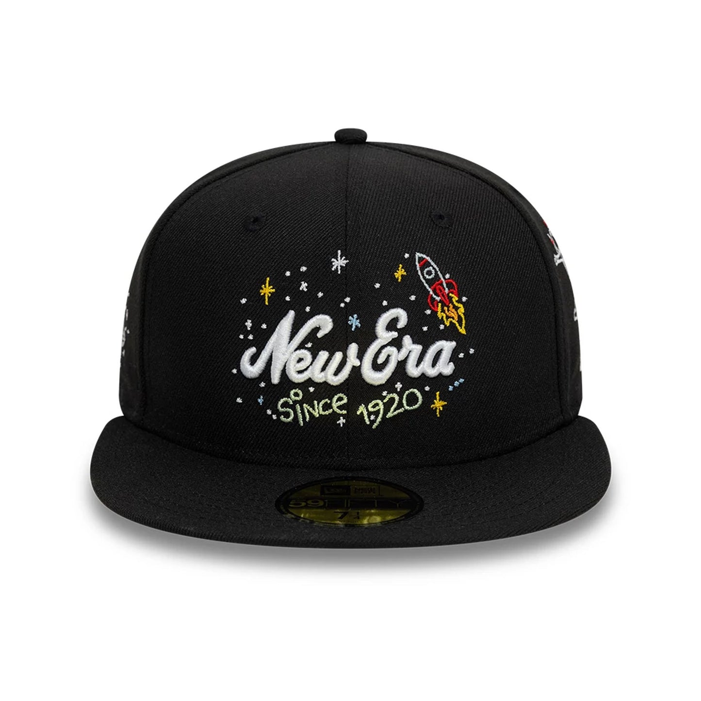 This is a New Era Scribble Black 59FIFTY Fitted Cap 3