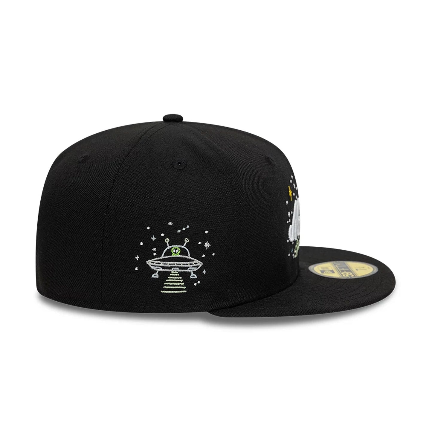 This is a New Era Scribble Black 59FIFTY Fitted Cap 7