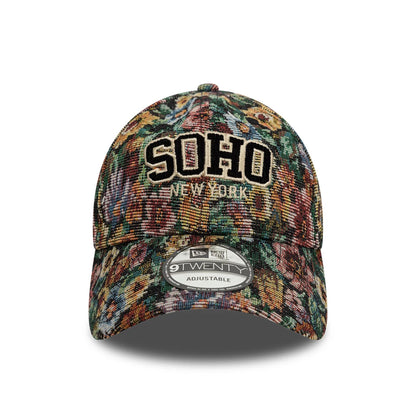 This is a Soho New York City Jacquard Dark Green 9TWENTY Adjustable Cap 3