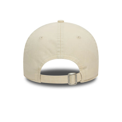 This is a New York Yankees Neutral Washed Light Beige 9TWENTY Adjustable Cap 5