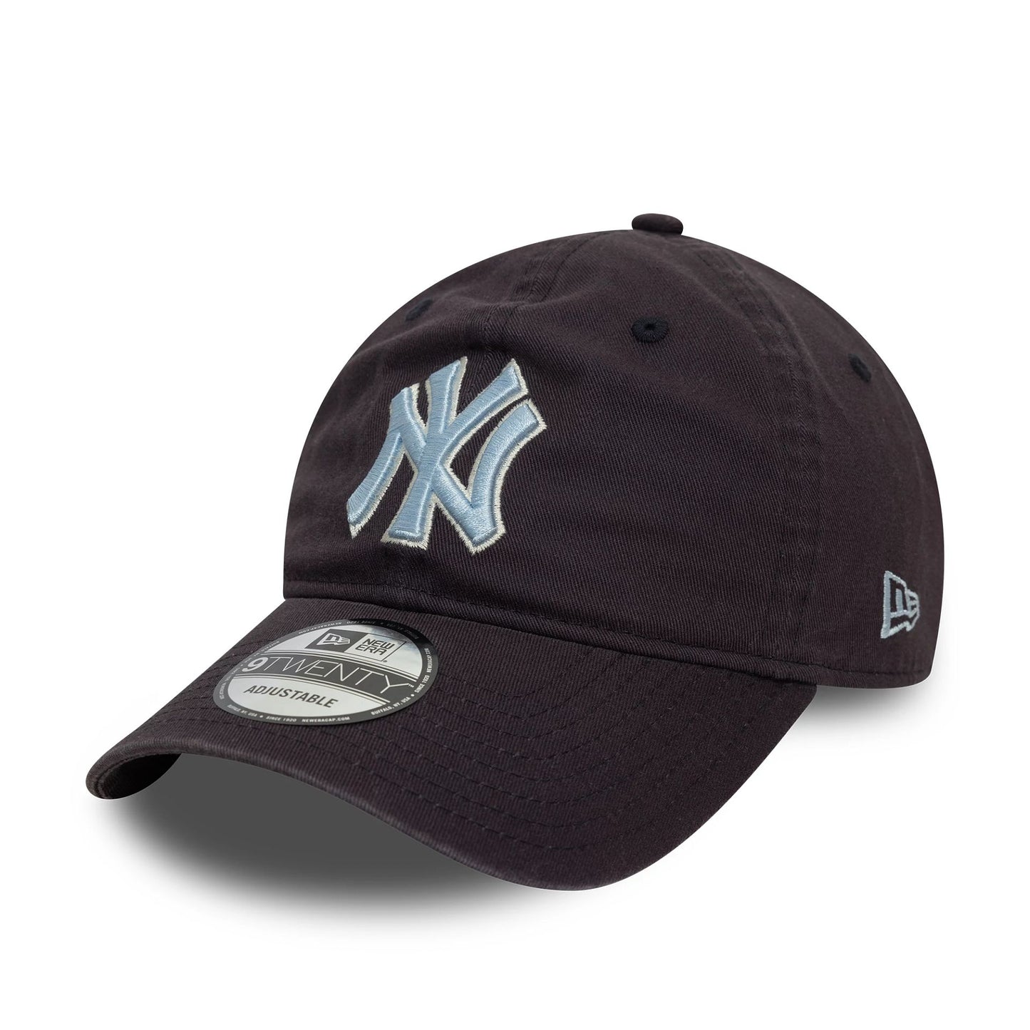 This is a New York Yankees Washed Outline Navy 9TWENTY Adjustable Cap 1