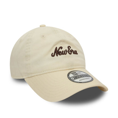 This is a New Era Essential Midi Cream 9TWENTY Adjustable Cap 3