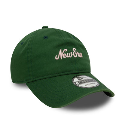 This is a New Era Essential Midi Dark Green 9TWENTY Adjustable Cap 3