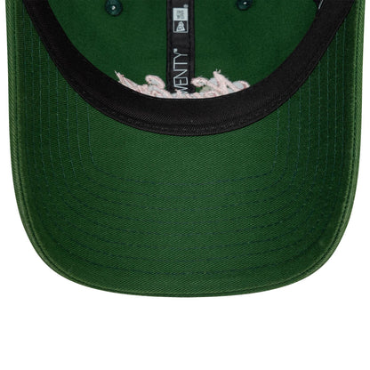 This is a New Era Essential Midi Dark Green 9TWENTY Adjustable Cap 5