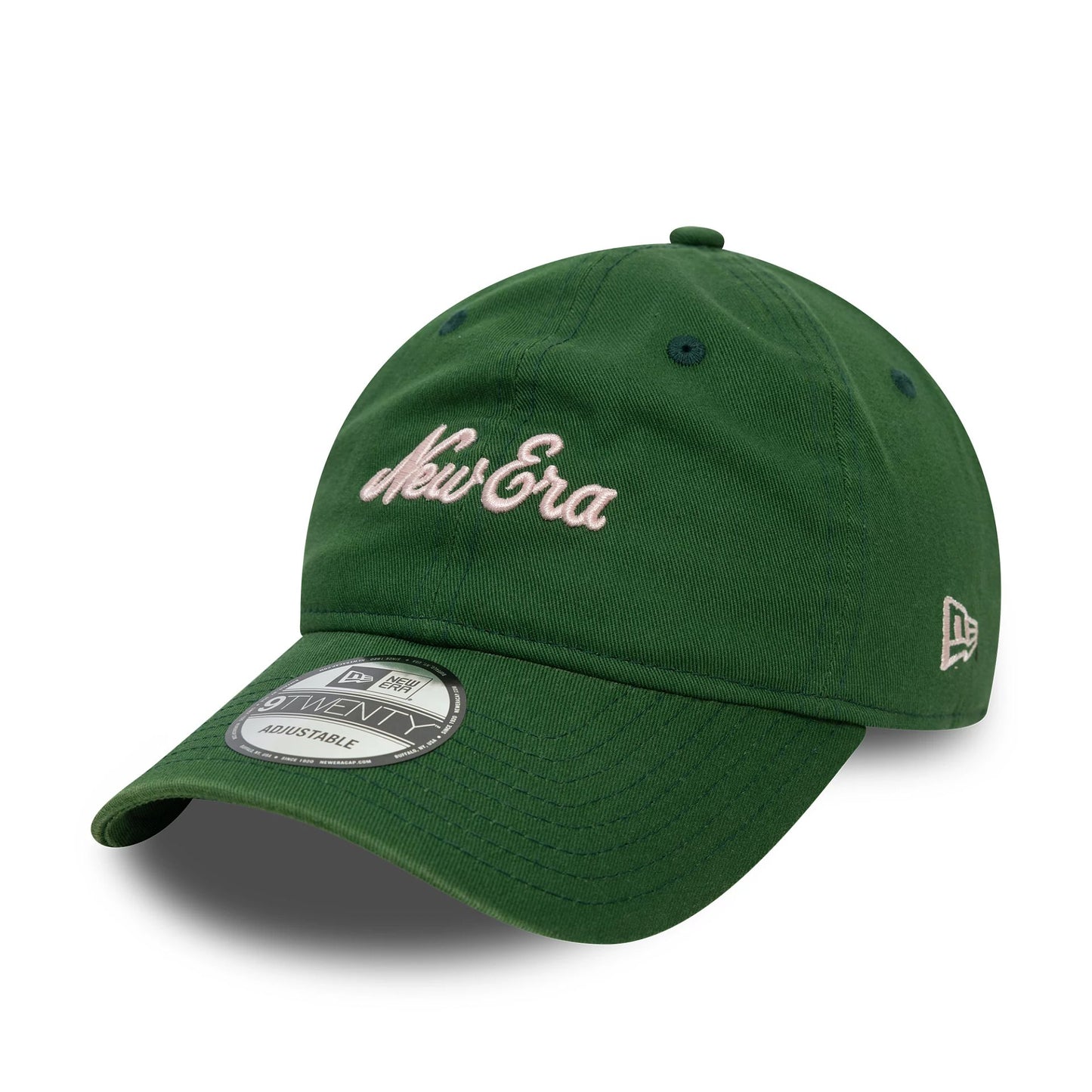 This is a New Era Essential Midi Dark Green 9TWENTY Adjustable Cap 1