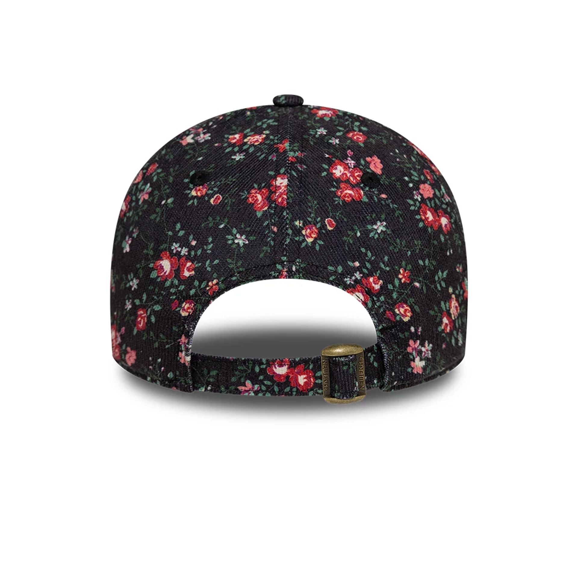 This is a New York Yankees Womens Floral Cord Black 9TWENTY Adjustable Cap 5