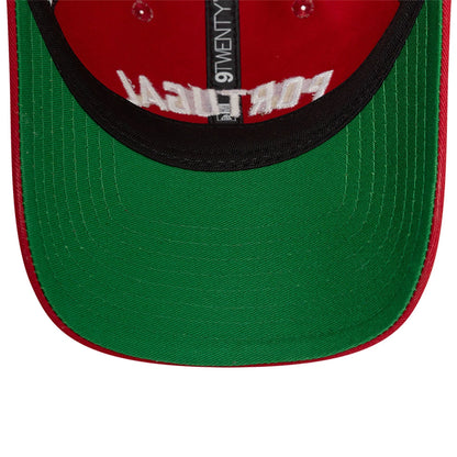 This is a Portugal National Team Wordmark Dark Red 9TWENTY Adjustable Cap 2