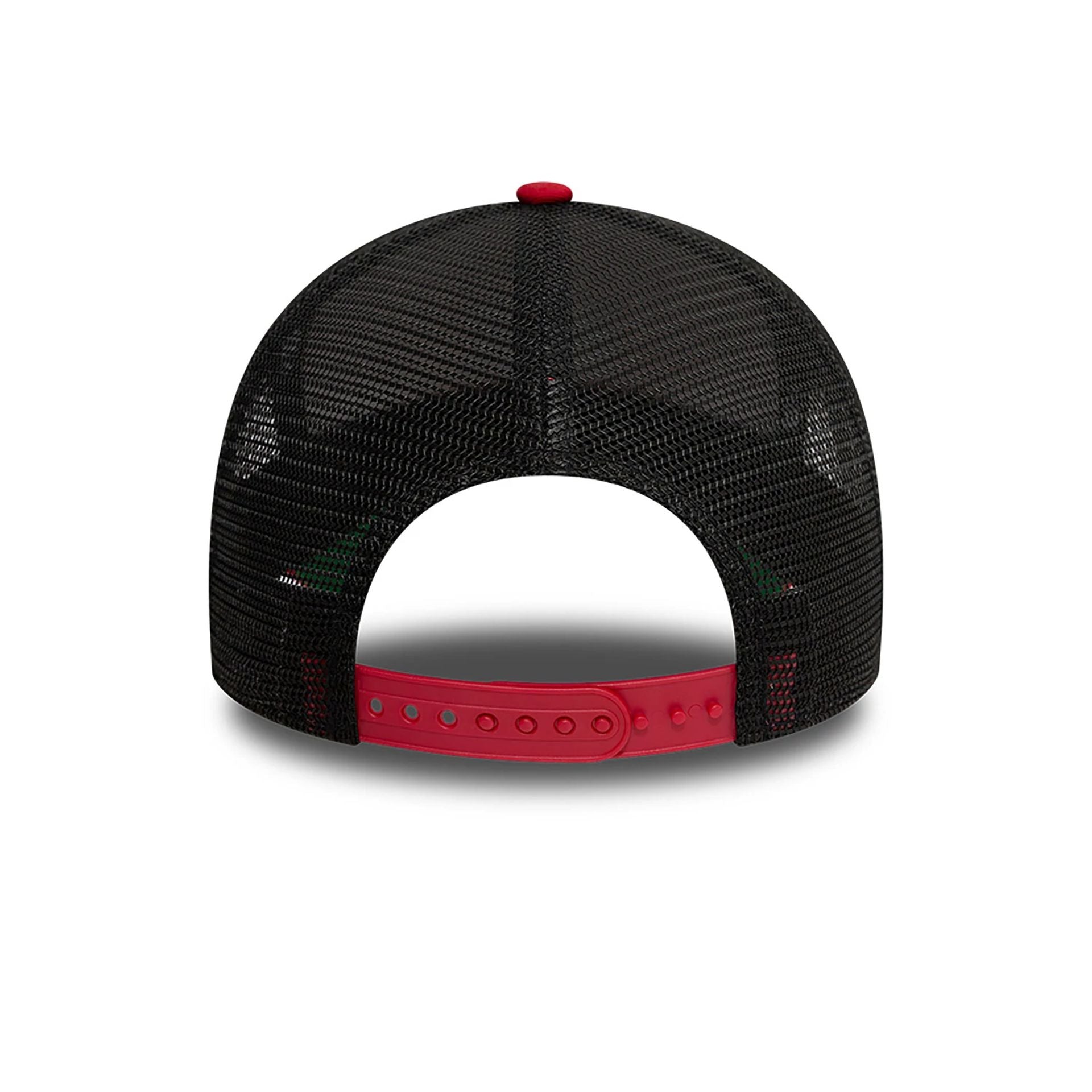 This is a Portugal National Team Core Dark Red 9FORTY E-Frame Trucker Adjustable Cap 5