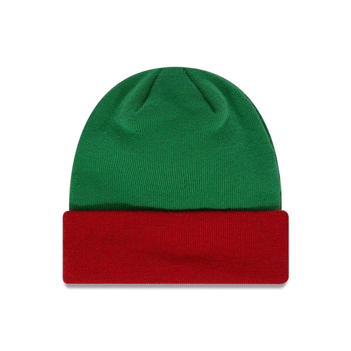 This is a Portugal National Team Contrast Cuff Green Cuff Knit Beanie Hat 2