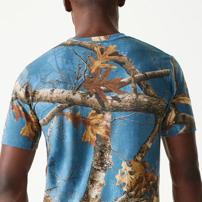 The Male model is wearing LA Dodgers Realtree Edge Slate Blue T-Shirt 7