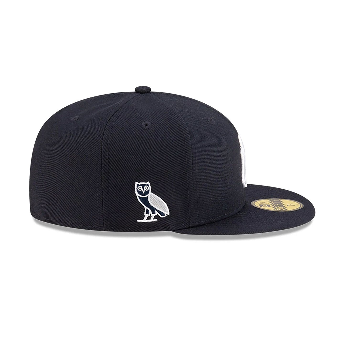 This is a New York Yankees OVO x MLB 2024 Navy 59FIFTY Fitted Cap 6