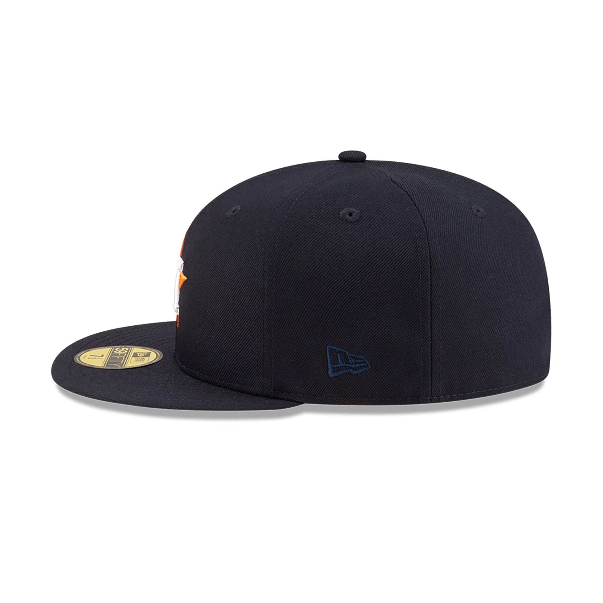 This is a Houston Astros OVO x MLB 2024 Navy 59FIFTY Fitted Cap 7