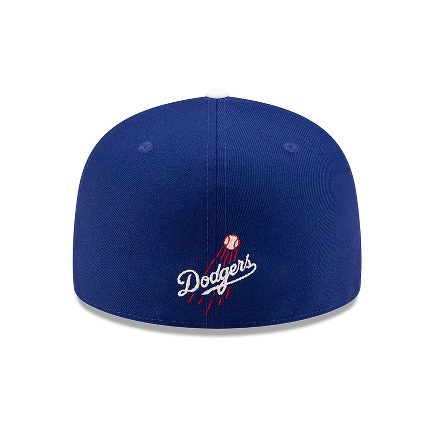 This is a LA Dodgers OVO x MLB 2024 Dark Blue 59FIFTY Fitted Cap 5