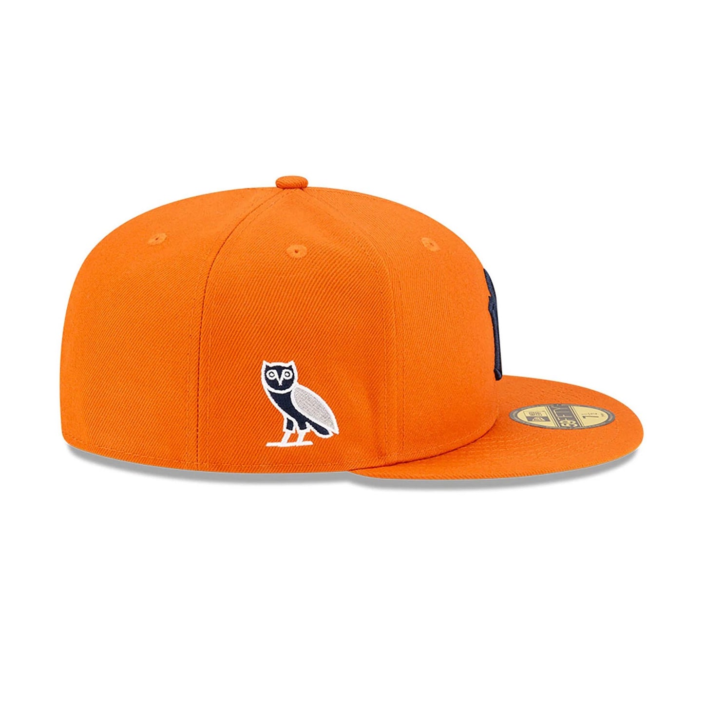 This is a New York Yankees OVO x MLB 2024 Light Brown 59FIFTY Fitted Cap 6