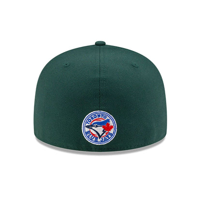 This is a Toronto Blue Jays OVO x MLB 2024 Dark Green 59FIFTY Fitted Cap 5