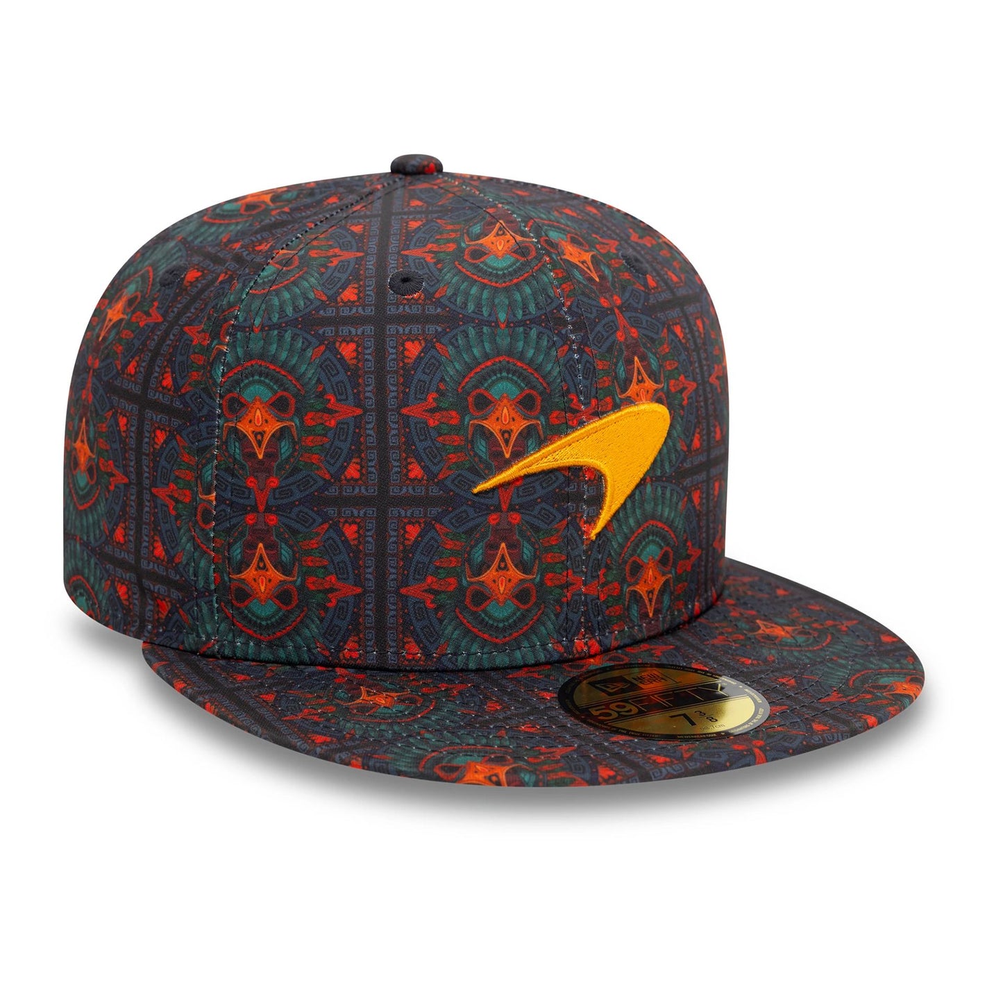 This is a McLaren Racing Mexico Race Special All Over Print 59FIFTY Fitted Cap 4