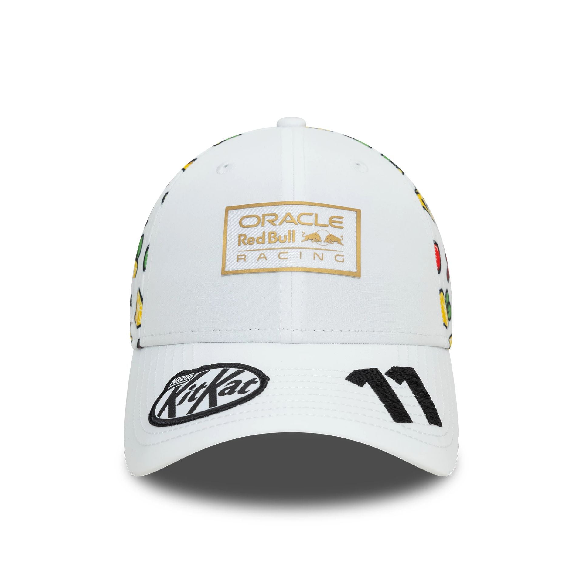 This is a Red Bull Racing Sergio Perez Vegas Race Special White 9FORTY Adjustable Cap 2