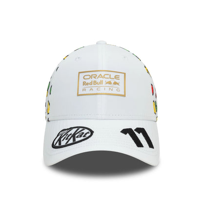 This is a Red Bull Racing Sergio Perez Vegas Race Special White 9FORTY Adjustable Cap 2