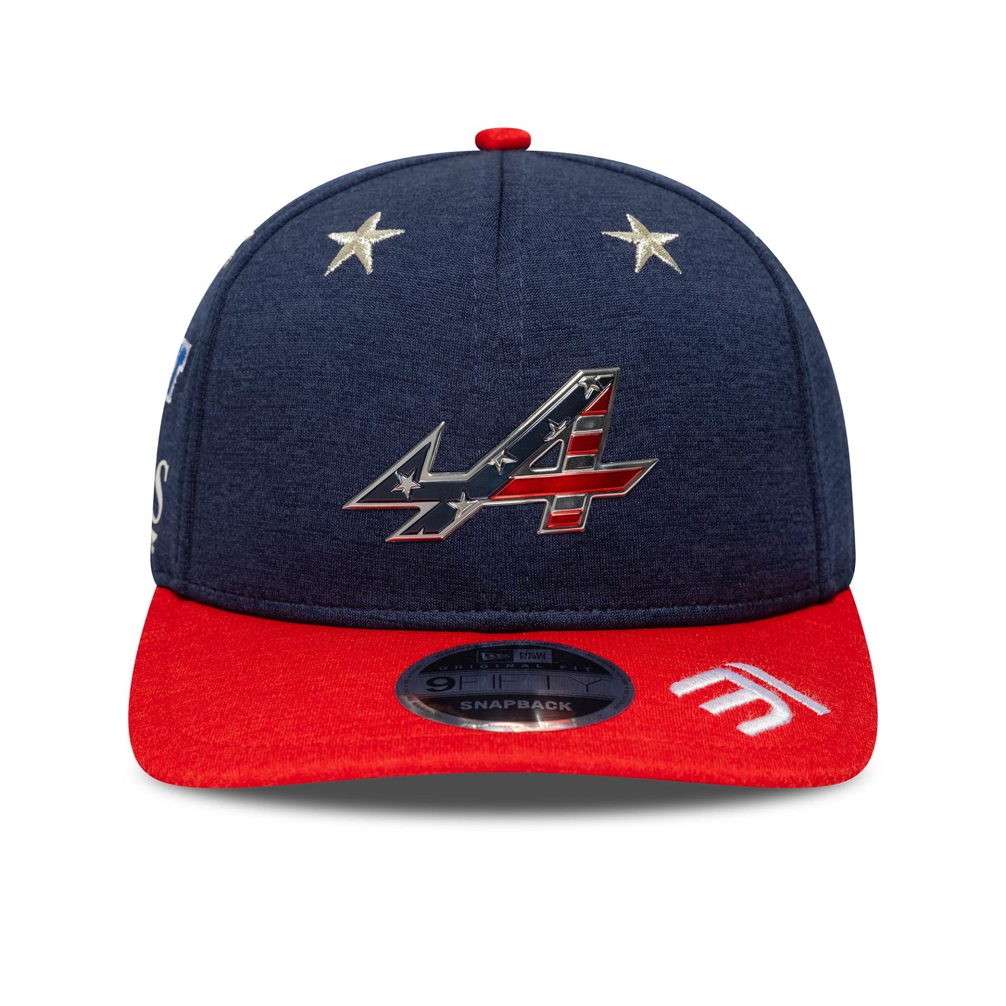 This is a Alpine Racing Vegas Race Special Esteban Ocon Navy 9FIFTY Original Fit Snapback Cap 3