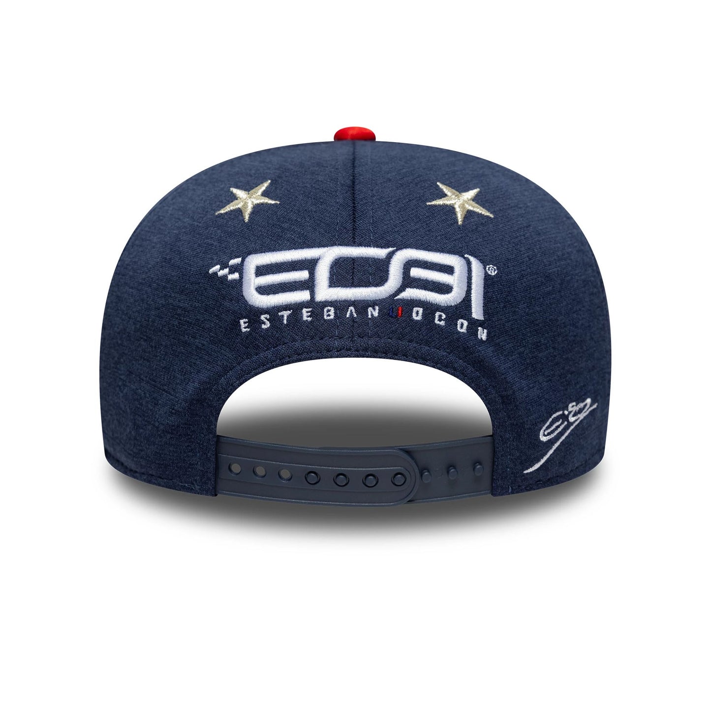 This is a Alpine Racing Vegas Race Special Esteban Ocon Navy 9FIFTY Original Fit Snapback Cap 5