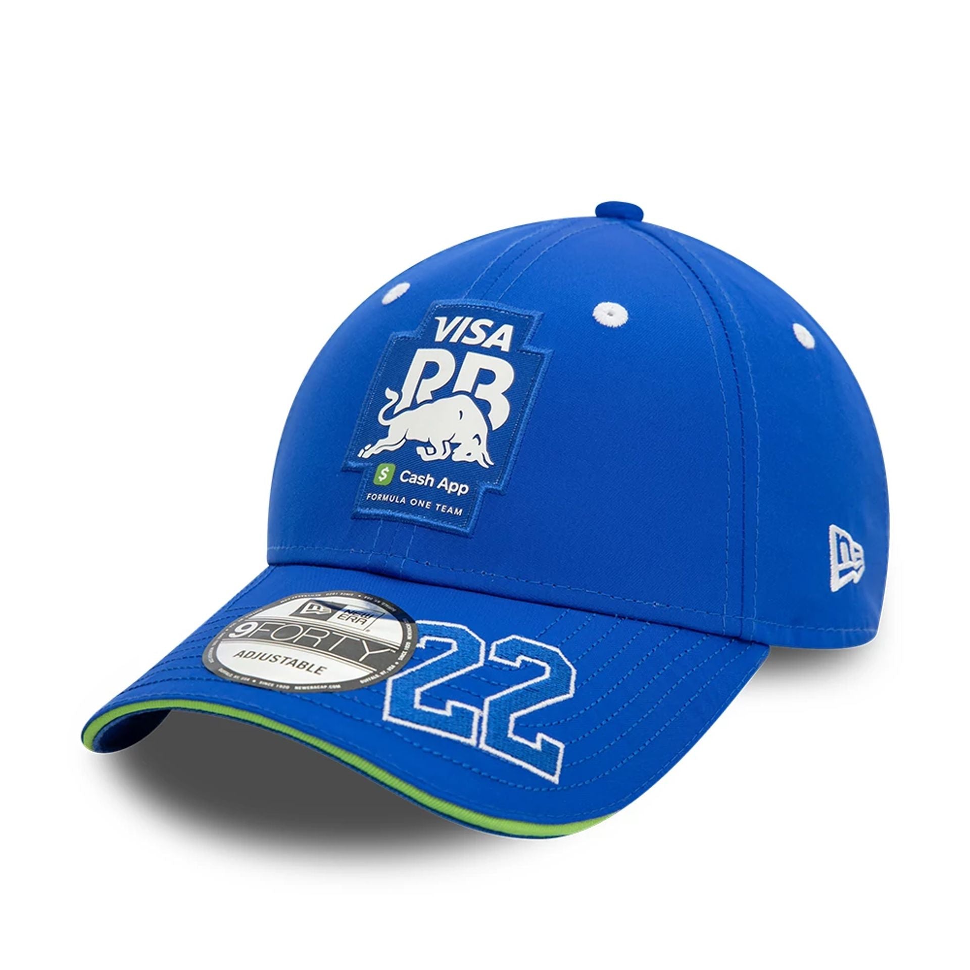 This is a Visa Cash App RB Yuki Tsunoda Blue 9FORTY Adjustable Cap 1