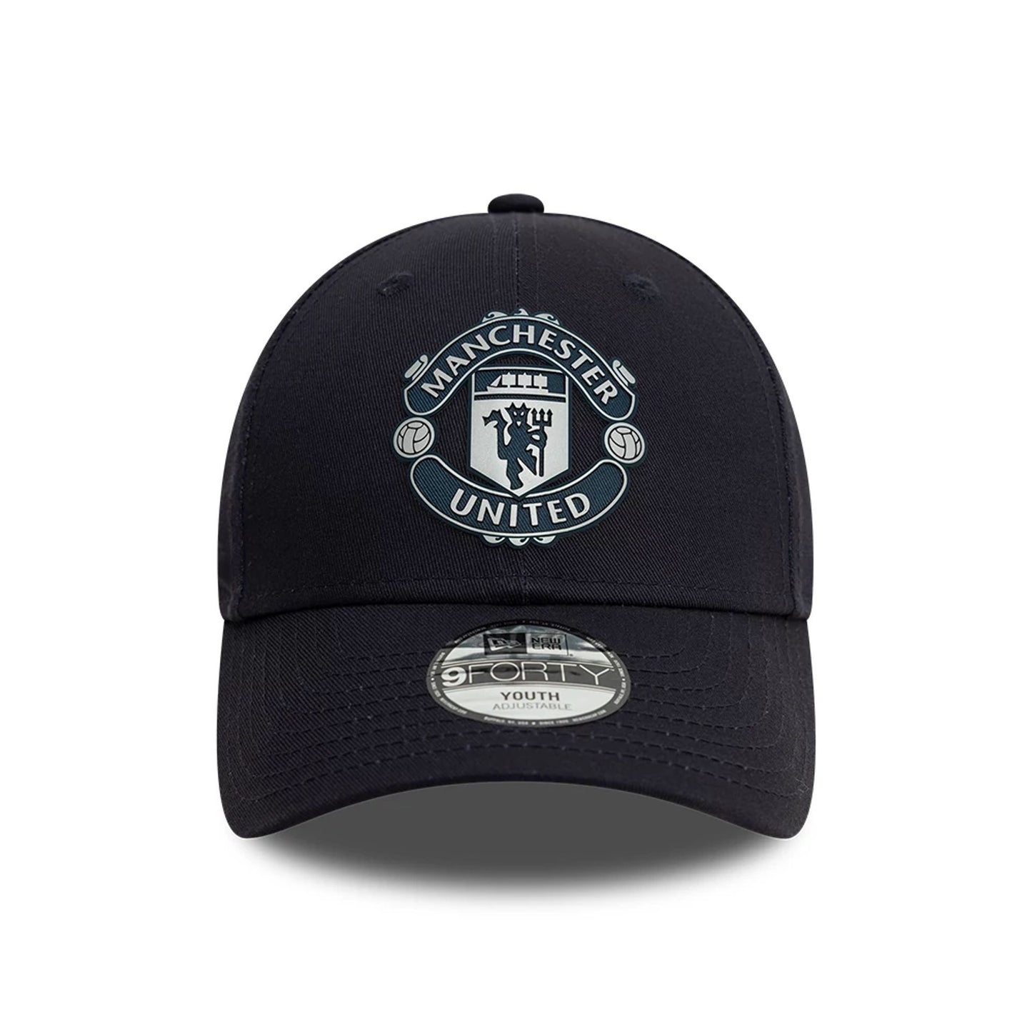 This is a Manchester United FC Youth Navy 9FORTY Adjustable Cap 2