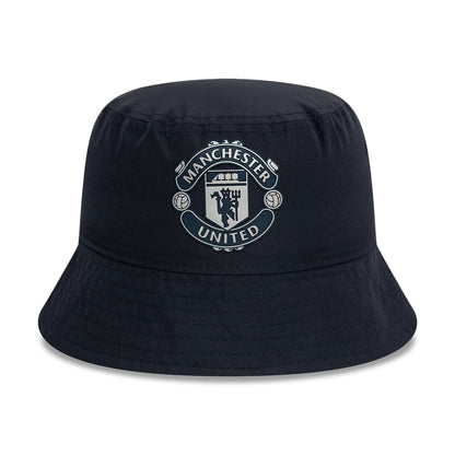 This is a Manchester United FC Youth Navy Bucket Hat 1