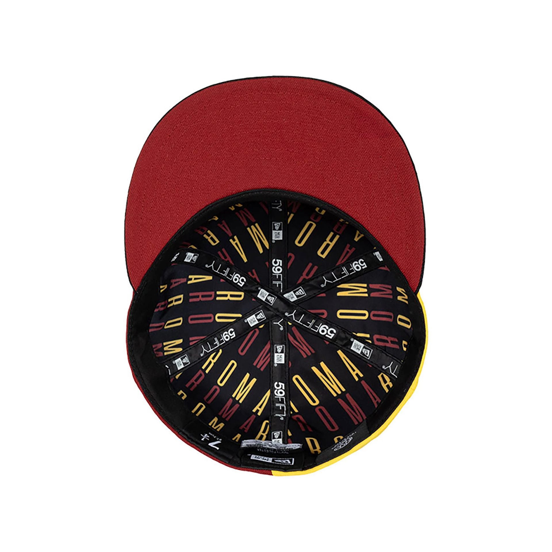 This is a AS Roma Exclusive Dark Red 59FIFTY Fitted Cap 2