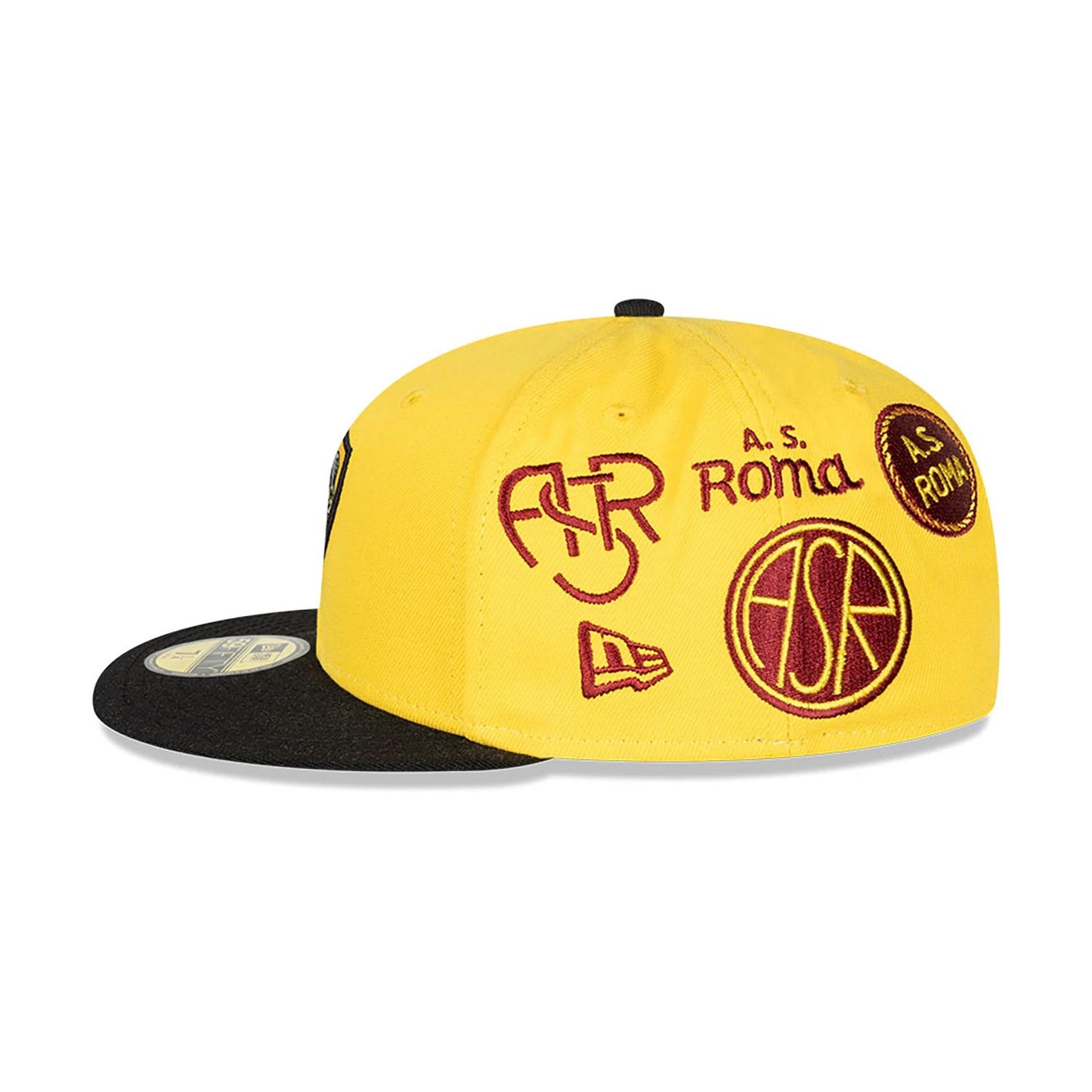 This is a AS Roma Exclusive Dark Red 59FIFTY Fitted Cap 7