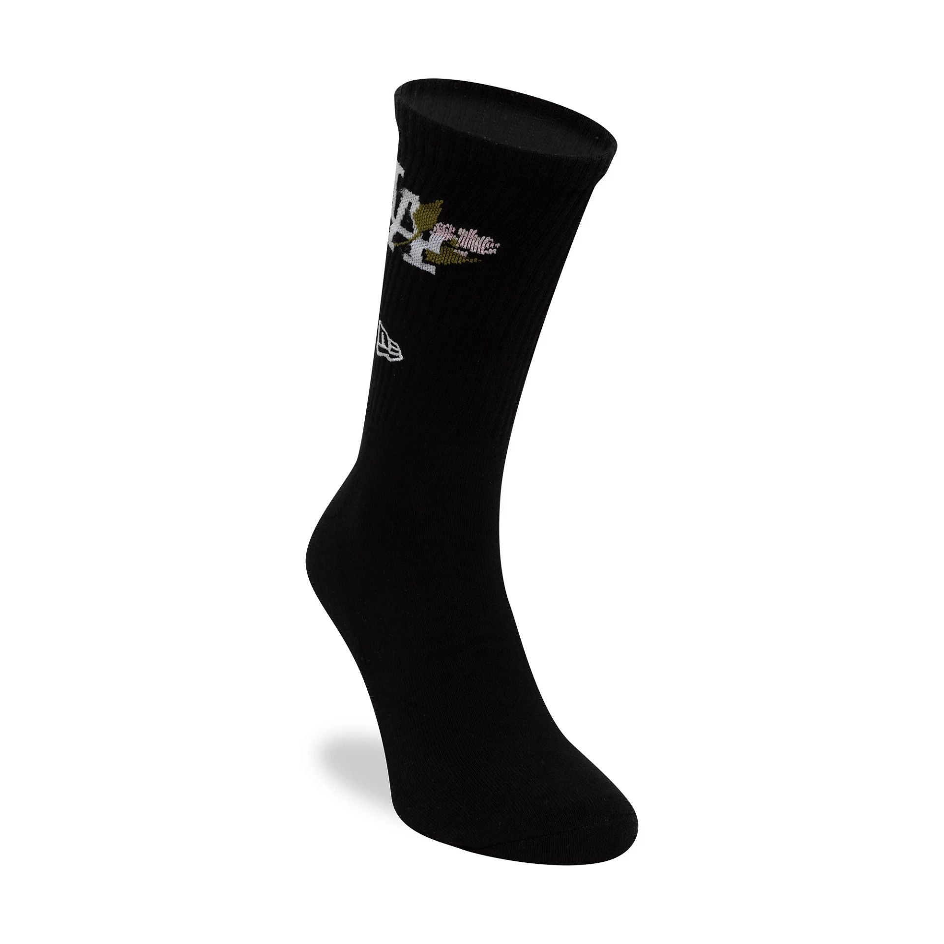 This is a LA Dodgers MLB Icon Black Crew Socks 2