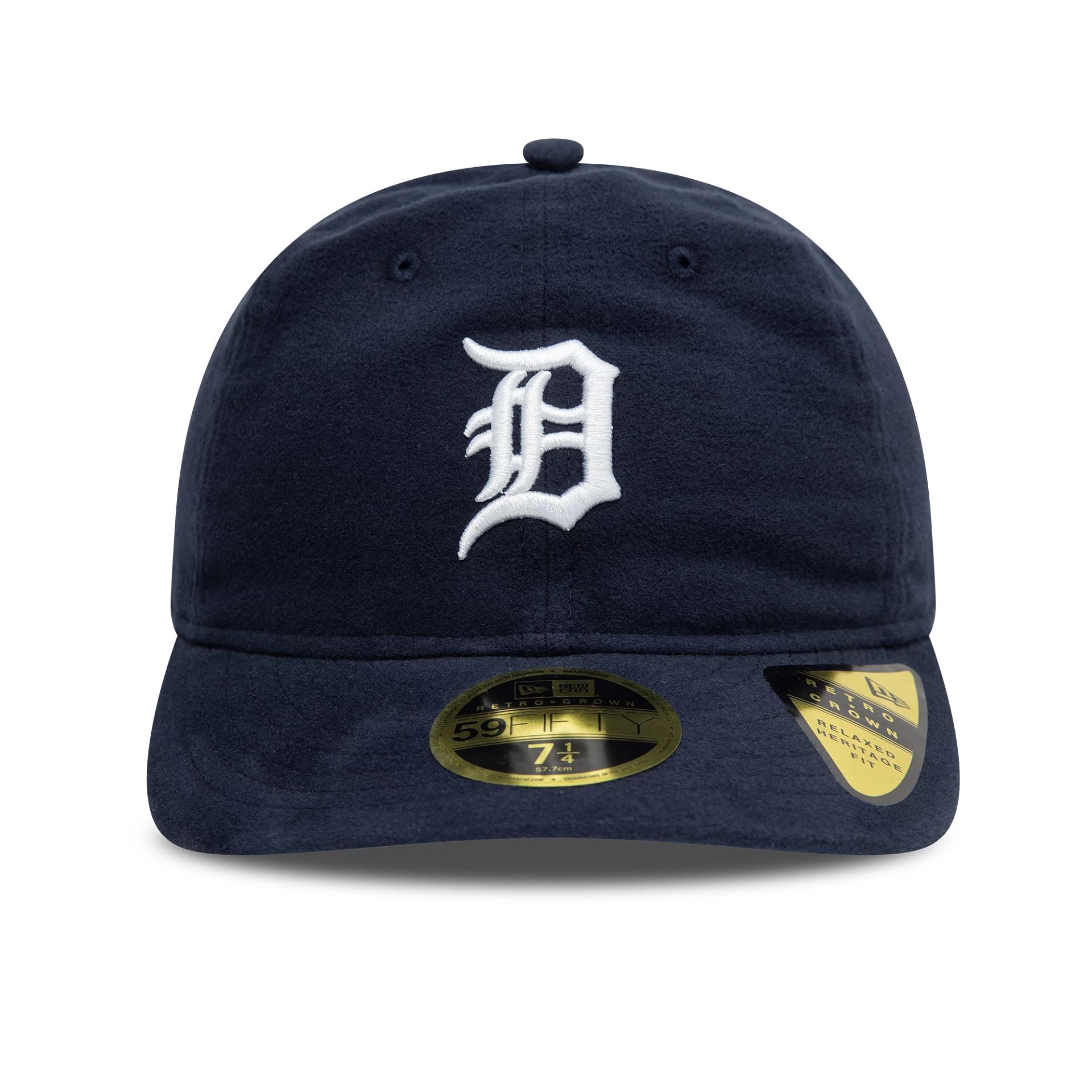 This is a Detroit Tigers Image Moleskin Navy Retro Crown 59FIFTY Fitted Cap 2