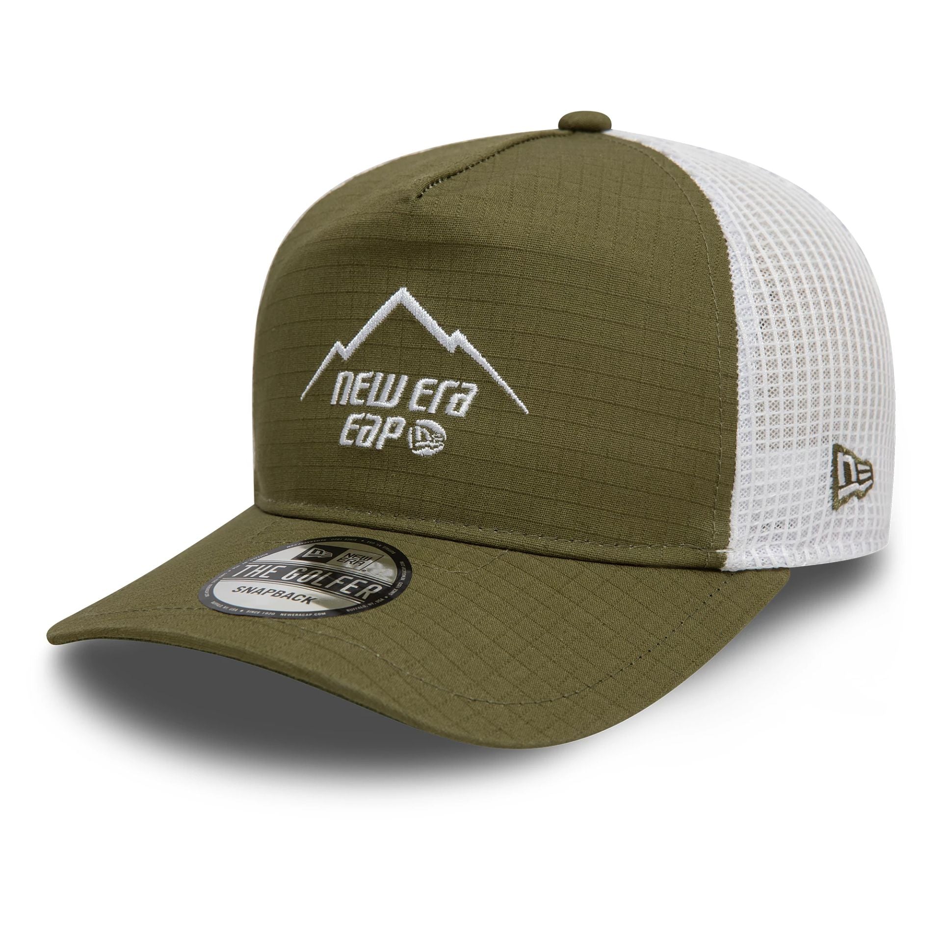 This is a New Era Outdoor Dark Green Golfer Adjustable Cap 1