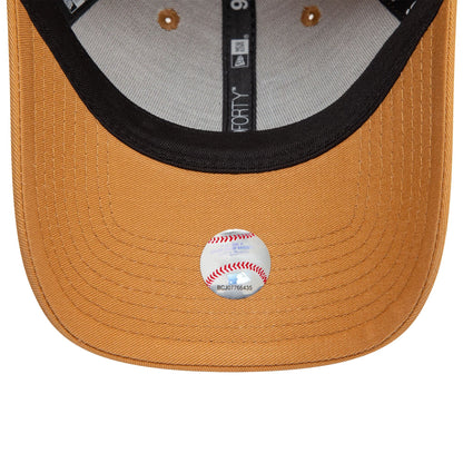 This is a LA Dodgers League Essential Dark Beige 9FORTY Adjustable Cap 5