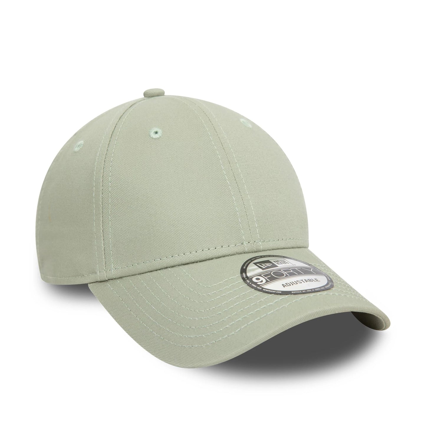 This is a New Era Essential Pastel Green 9FORTY Adjustable Cap 3