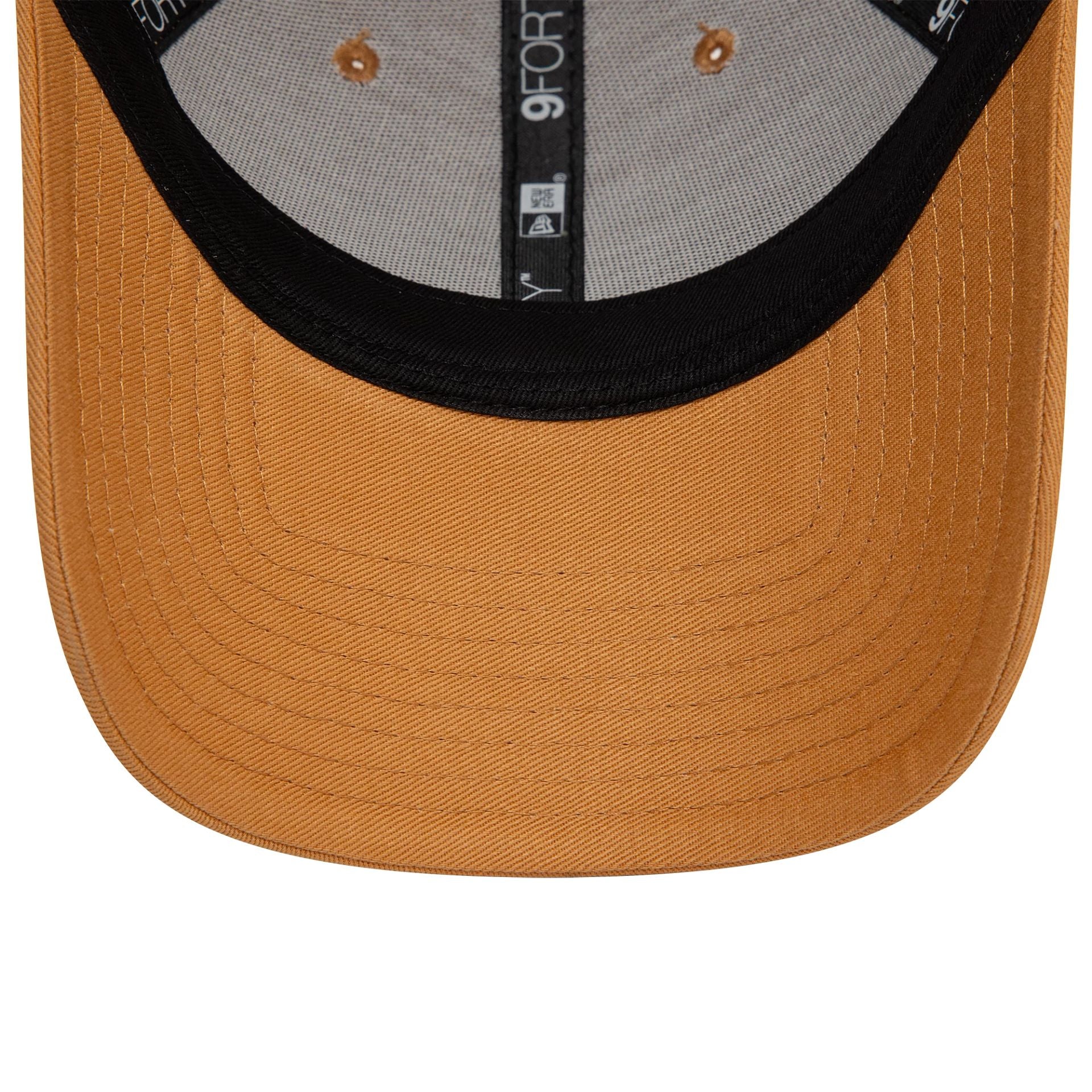 This is a New Era Essential Dark Beige 9FORTY Adjustable Cap 5