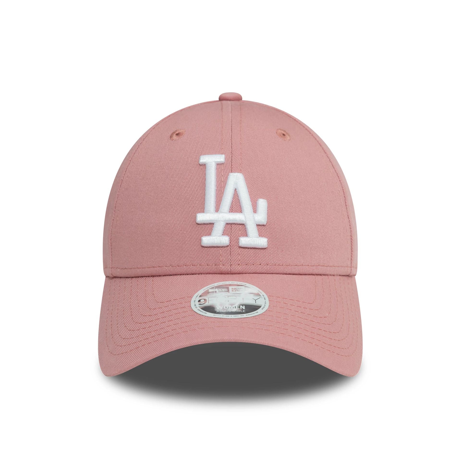 This is a LA Dodgers Womens League Essential Dark Pink 9FORTY Adjustable Cap 2